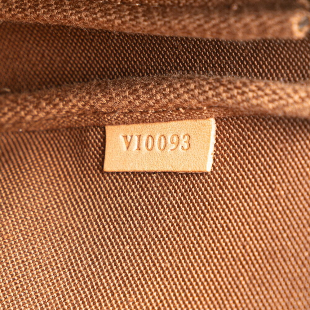 LOUIS VUITTON Brown Monogram Leather Pochette Mini Bag - Picture 10 of 12
